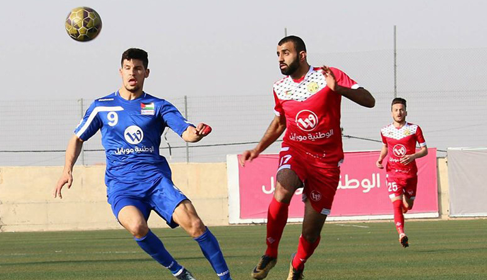 جانب من أحد مباريات هلال القدس بدوري المحترفين