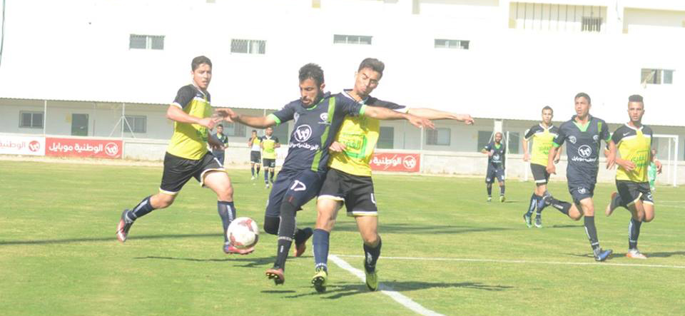 جانب من مباراة الهلال والتفاح