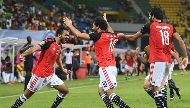 لاعبو منتخب مصر