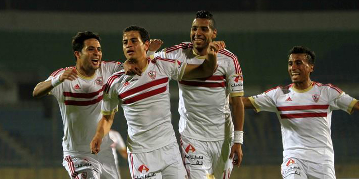 فرحة لاعبي الزمالك بالفوز