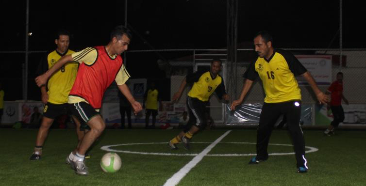 جانب من أحد مباريات البطولة