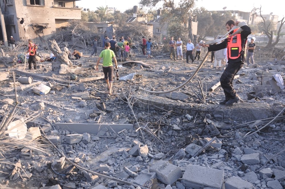 قصف اسرائيلي على غزة