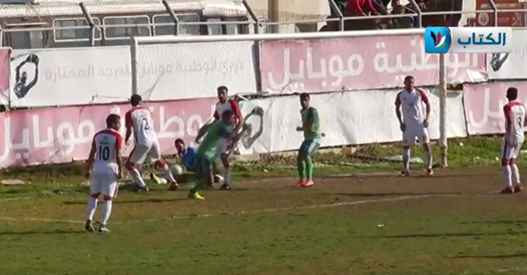 جانب من المباراة