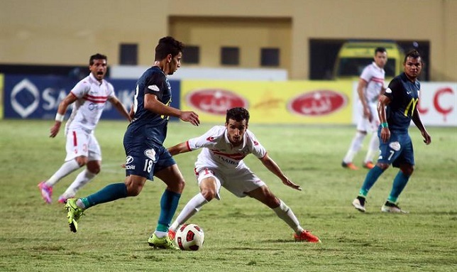 جانب من المباراة