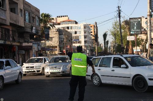 شرطة المرور في غزة (أرشيف)