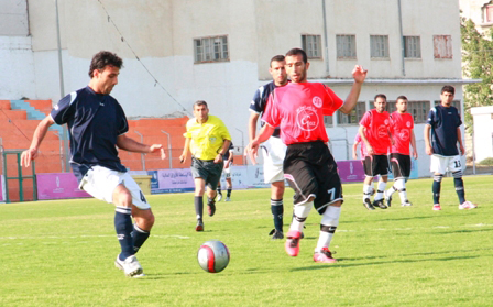 أحد لقاءات دوري الدرجة الثالثة بقطاع غزة