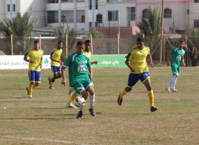 جبانب من مباراة شباب الزوايدة والرباط