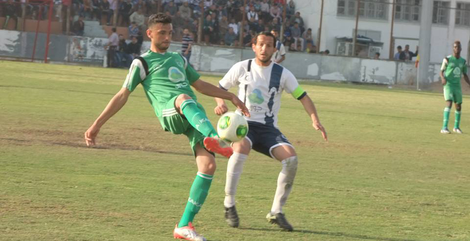 جانب من مباراة اتحاد الشجاعية والهلال