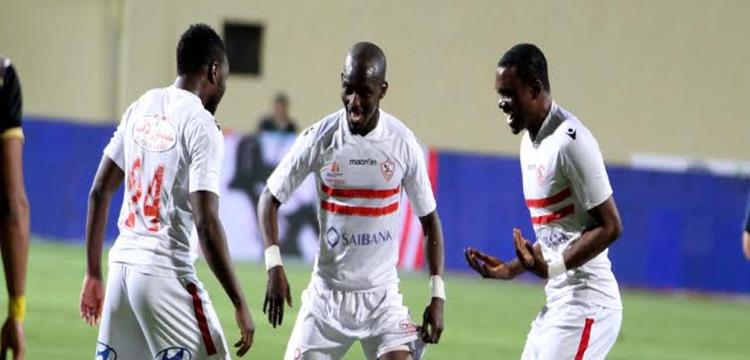 فرحة لاعبي الزمالك بالفوز