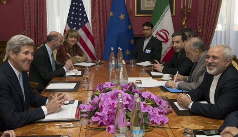 خلال المحادثات بشأن البرنامج النووي الإيراني