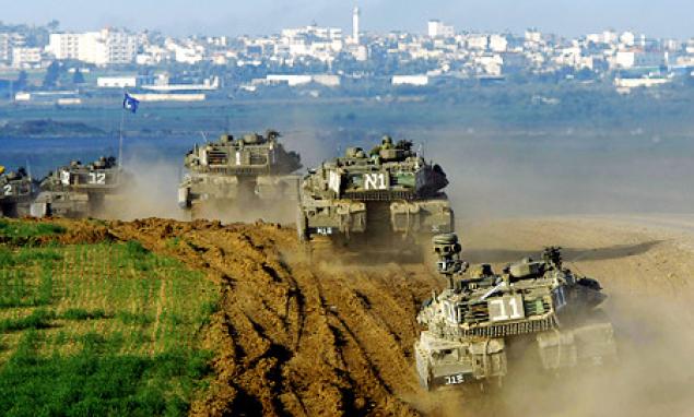 دبابات الاحتلال على حدود غزة(أرشيف)