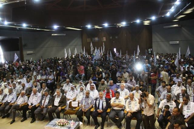 خلال مهرجان جماهيري لإحياء ذكرى انطلاقة حركة الأحرار التاسعة