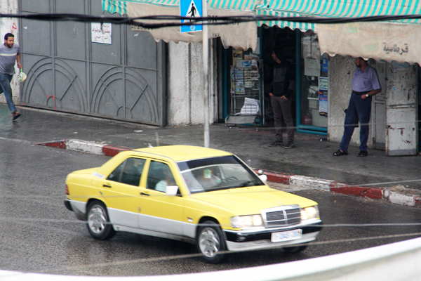 هطول الأمطار في فلسطين