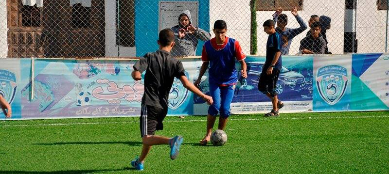 جانب من أحد مباريات البطولة