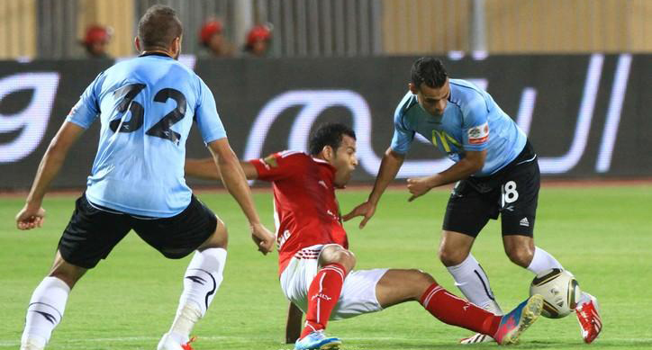 جانب من المباراة