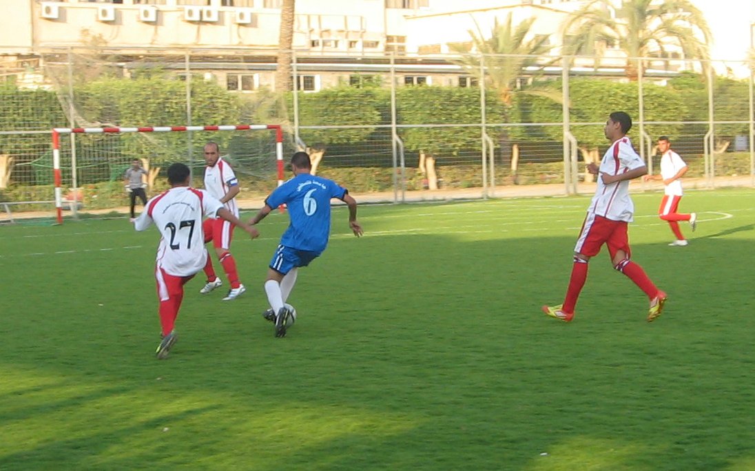 جانب من المباراة