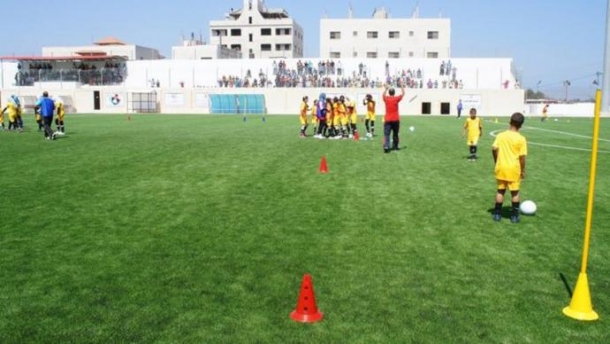 جانب من استعدادات المنتخب الفلسطيني للبطولة 