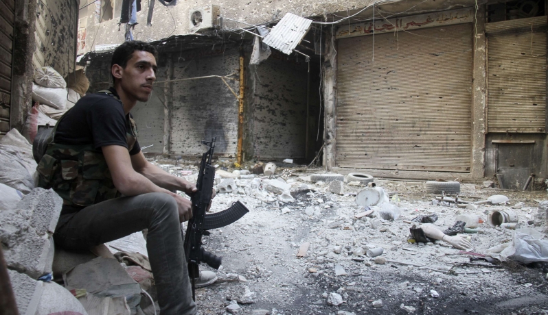 داخل مخيم اليرموك (الأرشيف)