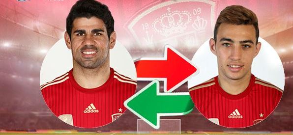 من اليمين: الحدادي وكوستا