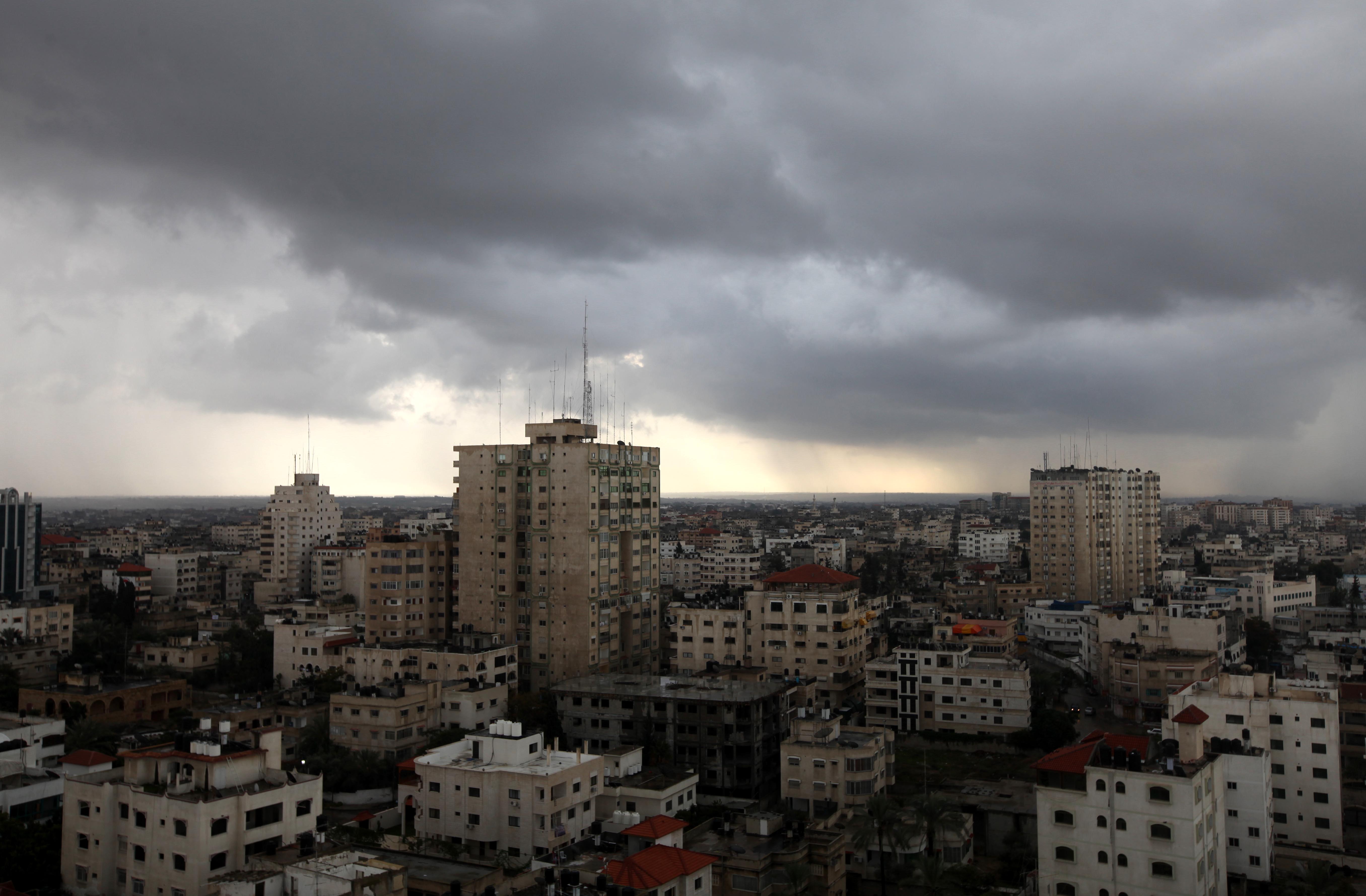 غيوم في سماء مدينة غزة (الأرشيف)