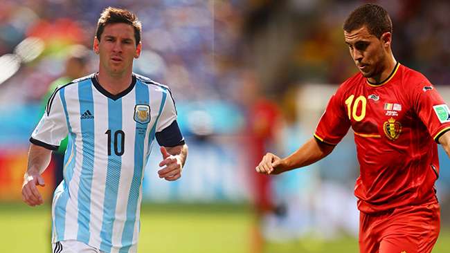 هازارد وميسي وجها لوجه