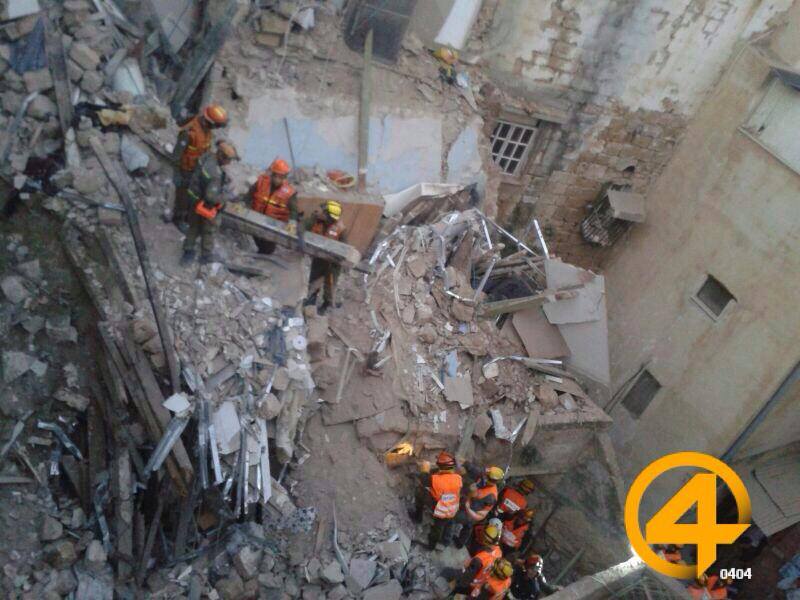 صورة من مكان الانفجار