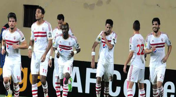 فرحة لاعبي الزمالك بالفوز