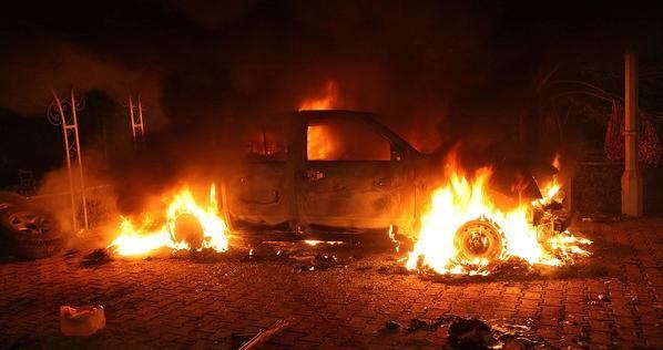 السيارة التي تم تفجيرها 