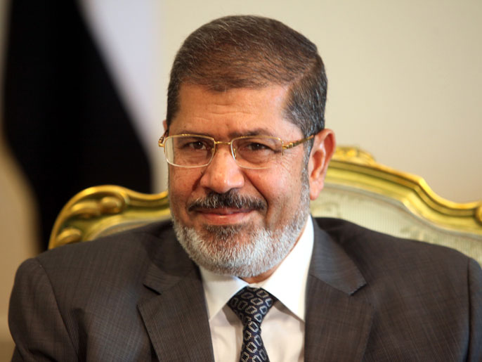 الرئيس المصري محمد مرسي