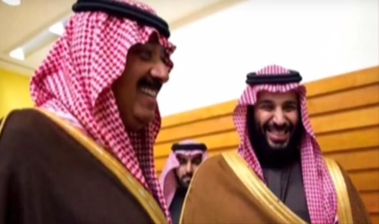 الأمير متعب يظهر بعد الإفراج عنه مع ابن سلمان