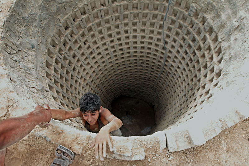 أحد الأنفاق على الشريط الحدودي بين غزة ومصر