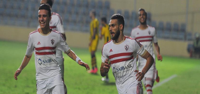 فرحة لاعبي الزمالك بالفوز