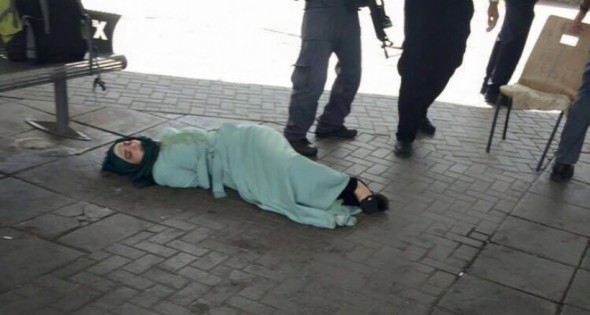 صورة اعدام الفتاة اسراء في مدينة العفولة