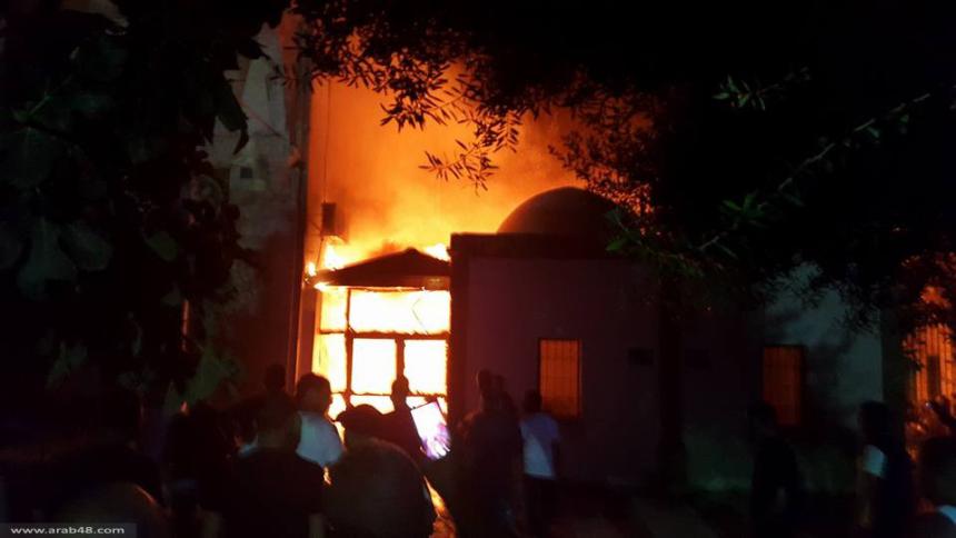 حريق مسجد الجزائر