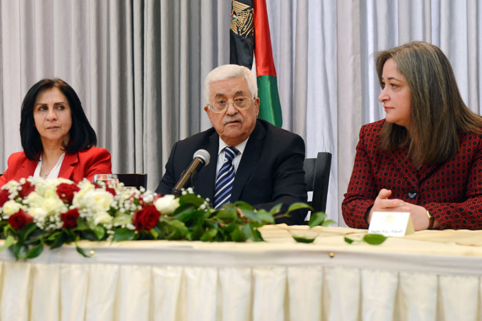 صورة من خطاب عباس الاخير