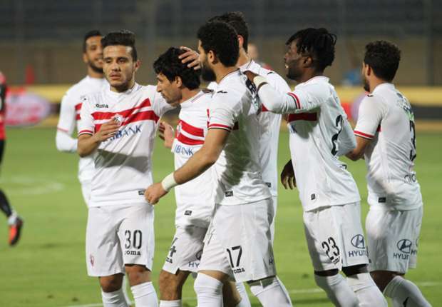 فرحة لاعبي الزمالك بالفوز