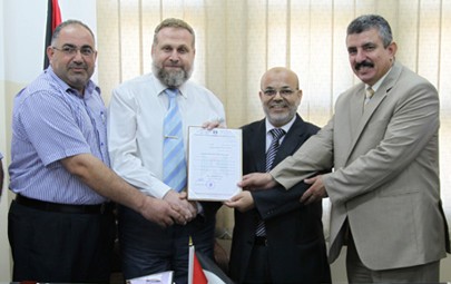 جانب من مراسم الاعتماد 