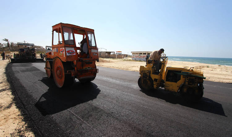 احد المشاريع في دير البلح (الأرشيف)