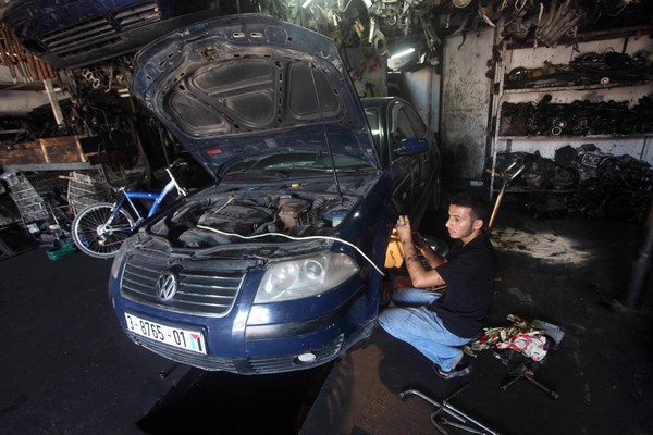 ورشة ميكانيكة بغزة (الأرشيف)
