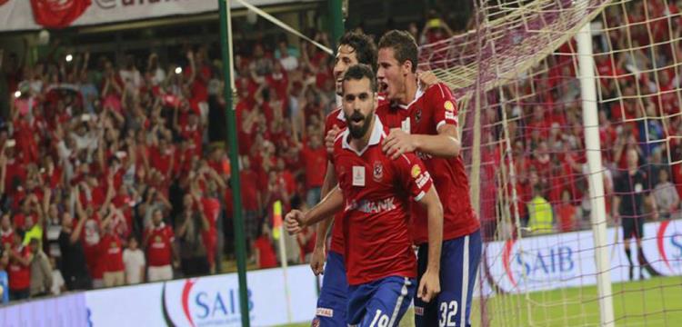 فرحة عبد الله السعيد بهدف الأهلي أمام طلائع الجيش