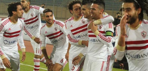 فرحة لاعبي الزمالك بالفوز