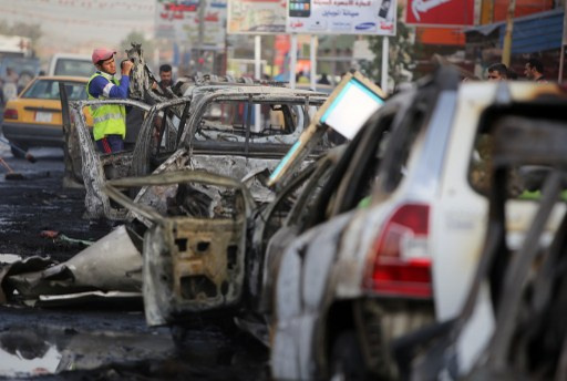 مقتل واصابة 27 عراقيا بتفجير في بغداد