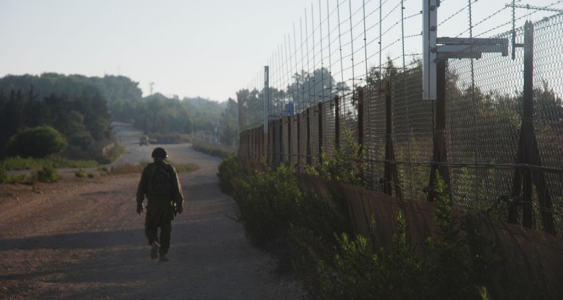 جانب من الحدود بين قطاع غزة والإحتلال الإسرائيلي