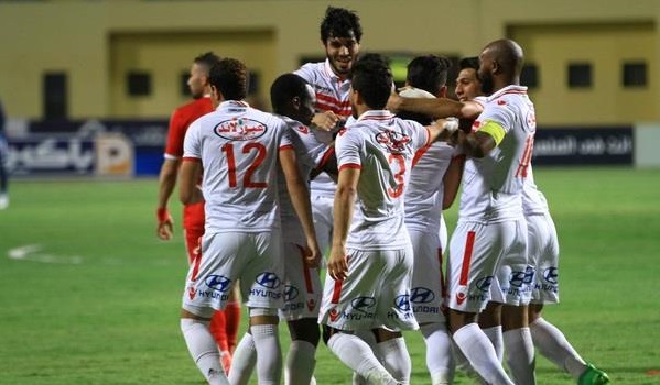 فرحة لاعبي الزمالك بالفوز