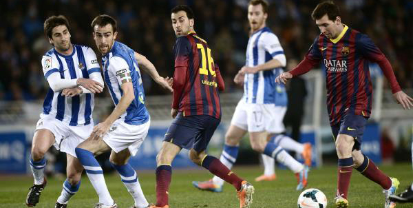 جانب من المباراة