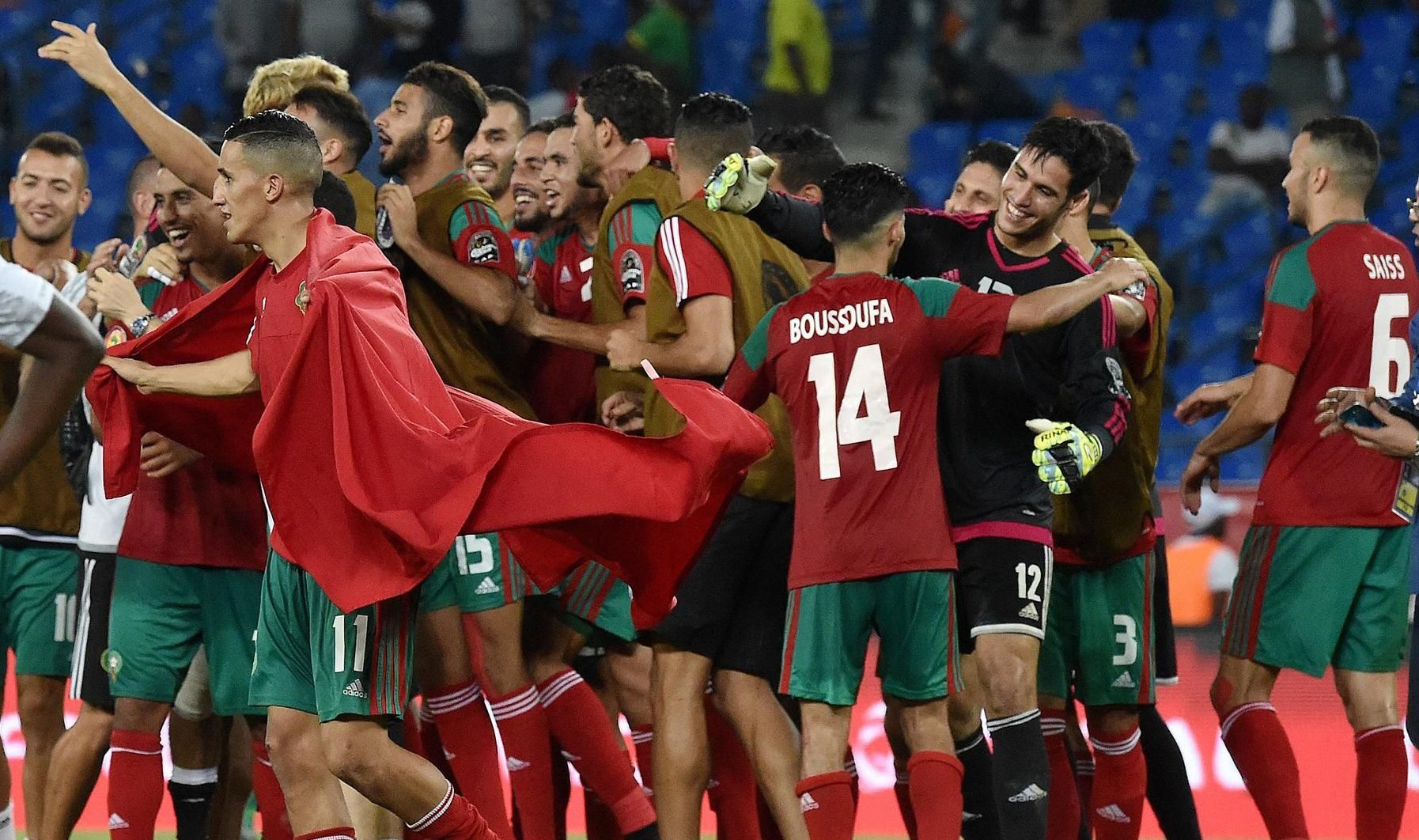 لاعبو منتخب المغرب