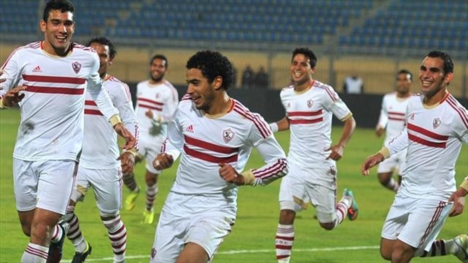 فرحة لاعبي الزمالك بالفوز