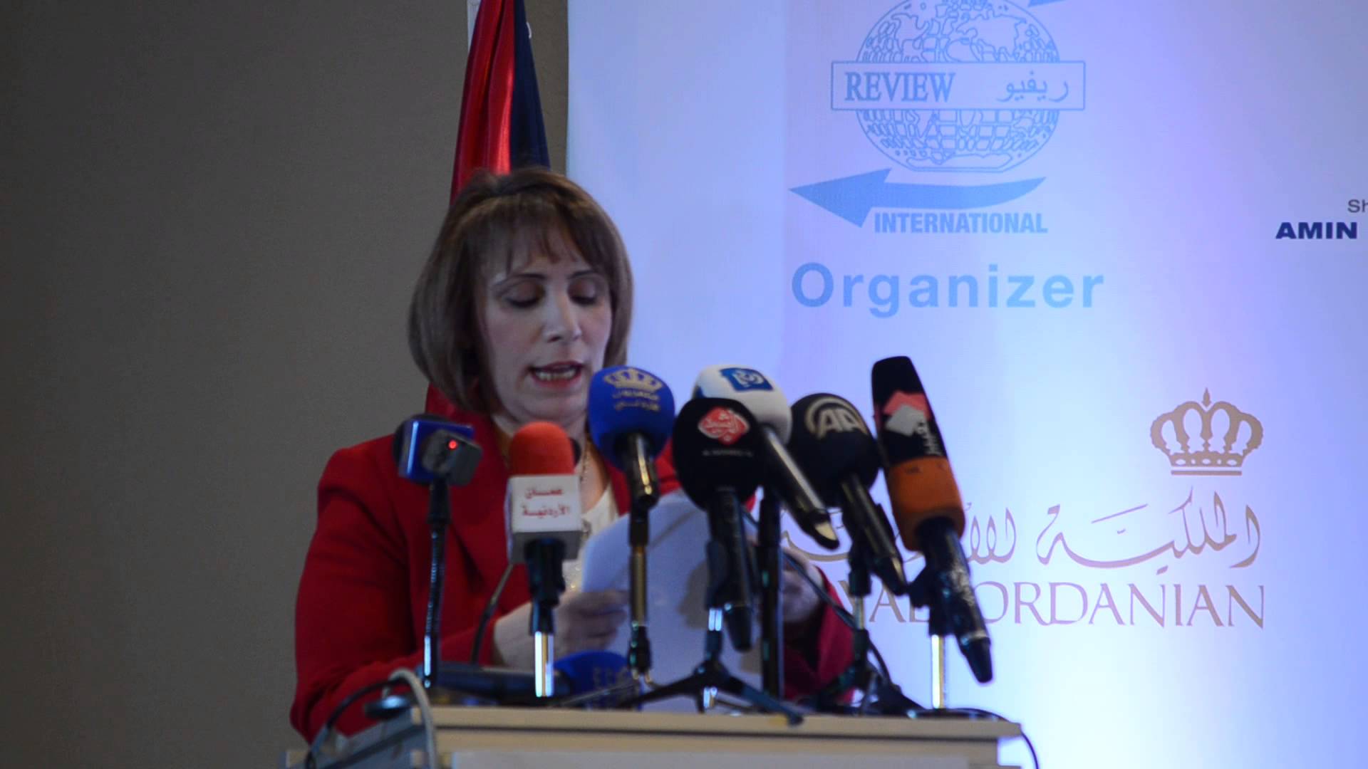 وزيرة النقل الأردنية لينا شبيب