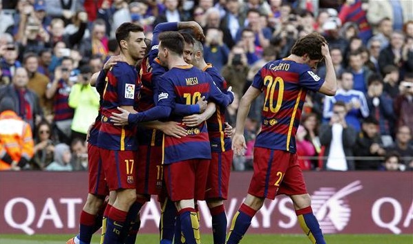 لاعبو برشلونة