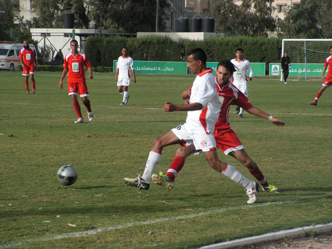 أحد لقاءات شباب خانيونس بالدوري